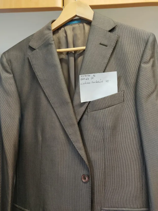 Traje Massimo Dutti Marrón