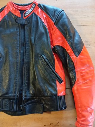 Chaqueta de cuerpo para moto hecha a mano