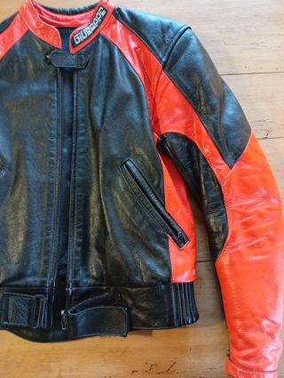 Chaqueta de cuerpo para moto hecha a mano