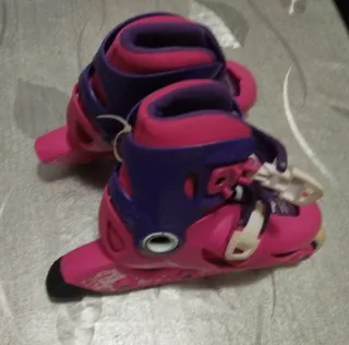 Patines ajustables rosas y morados