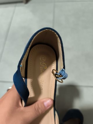 Zapatos de cuña Primavera bordados