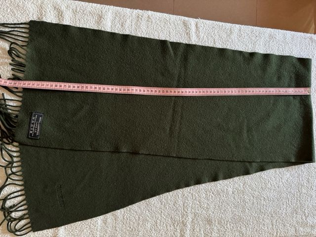 Bufanda Lana Verde Oscuro