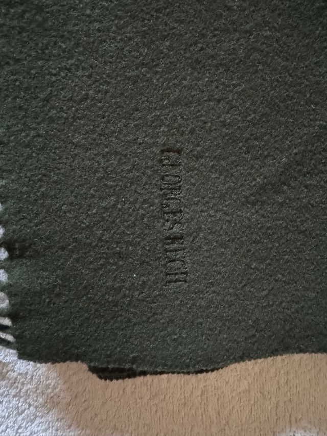 Bufanda Lana Verde Oscuro