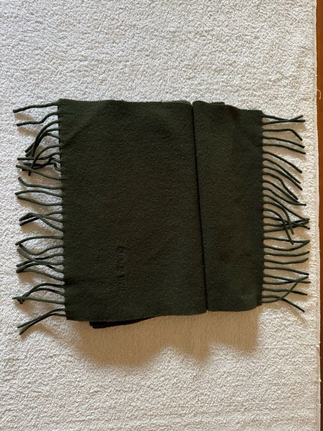 Bufanda Lana Verde Oscuro