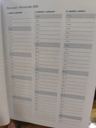 Agenda 2026 Hecha a Mano