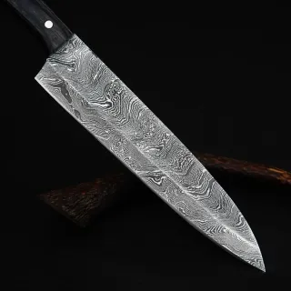 Coltello Damasco Forgiato Acciaio Chef