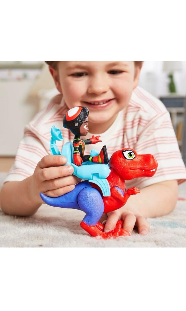 x2 Marvel Spidey and Friends Dino-Webs Figuras