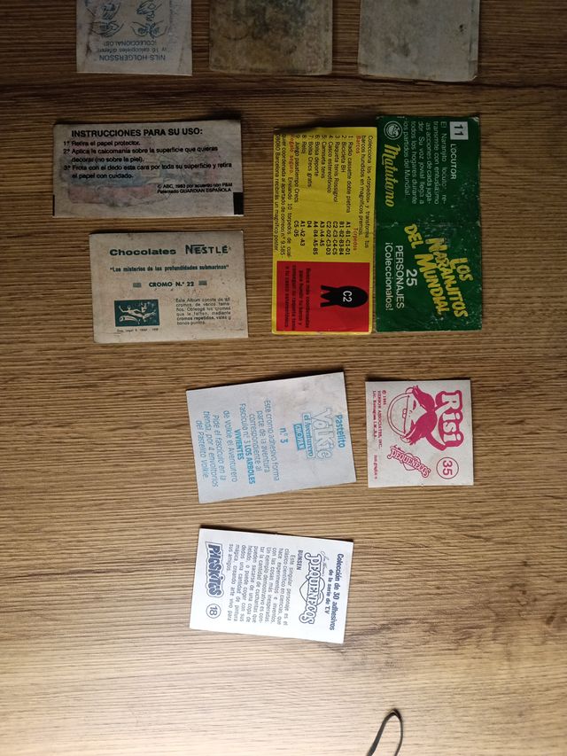 Cromos Phoskitos, Crecs, Nestlé, Cropan, antiguos