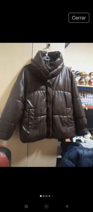 Plumas polipiel marrón