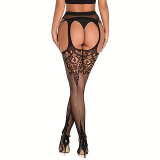 Completino calze sexy con reggicalze integrato