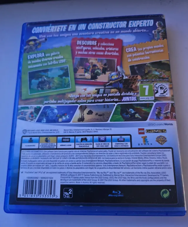 Juego PS4 Lego Worlds