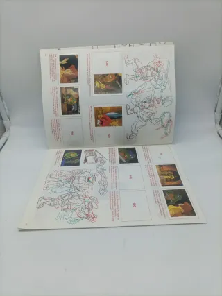 RARO ÁLBUM CROMOS 3D TORTUGAS NINJA