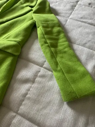 Abrigo exclusivo verde largo