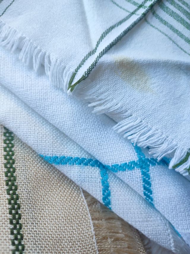 Lote SERVILLETAS tela 40x40 (16 uds) – cuadros