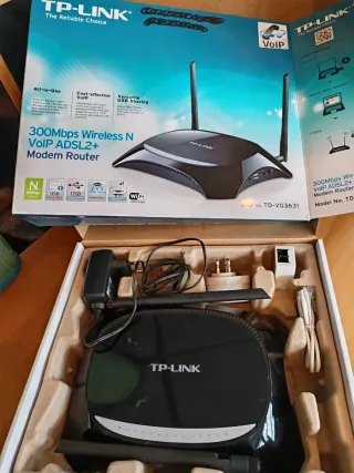 TP-Link 300Mbps Wireless N VoIP ADSL2+ Modem Route