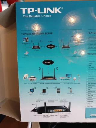 TP-Link 300Mbps Wireless N VoIP ADSL2+ Modem Route