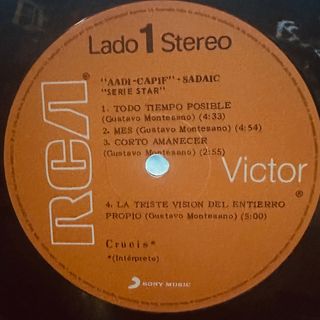 LP Crucis Crucis Argentina Raro Prog Reissue