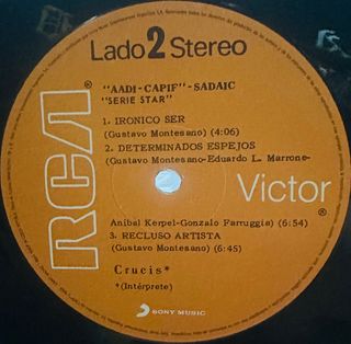 LP Crucis Crucis Argentina Raro Prog Reissue