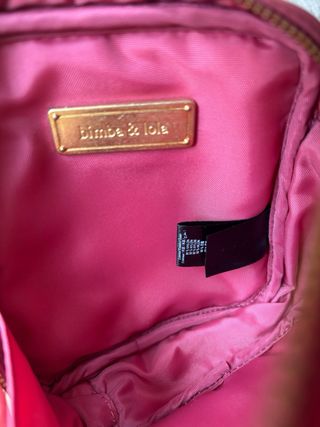 Bolso de mano Bimba y Lola  Fucsia y Dorado