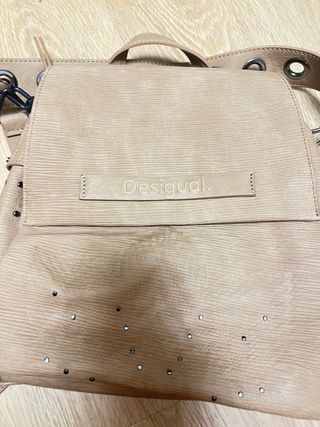 Mochila Desigual Beige