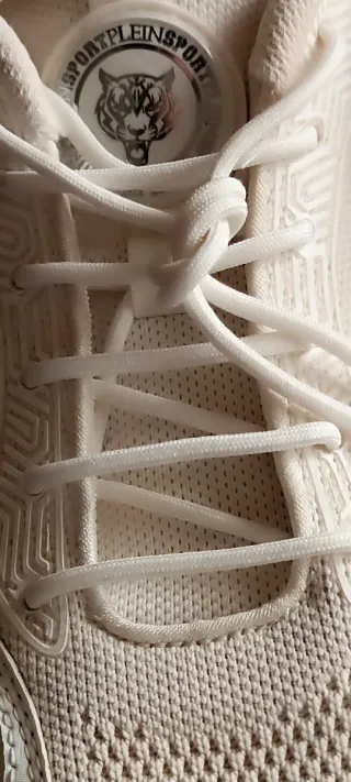 Plain Sport Sneakers Uomo Beige/Bianco