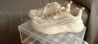 Plain Sport Sneakers Uomo Beige/Bianco