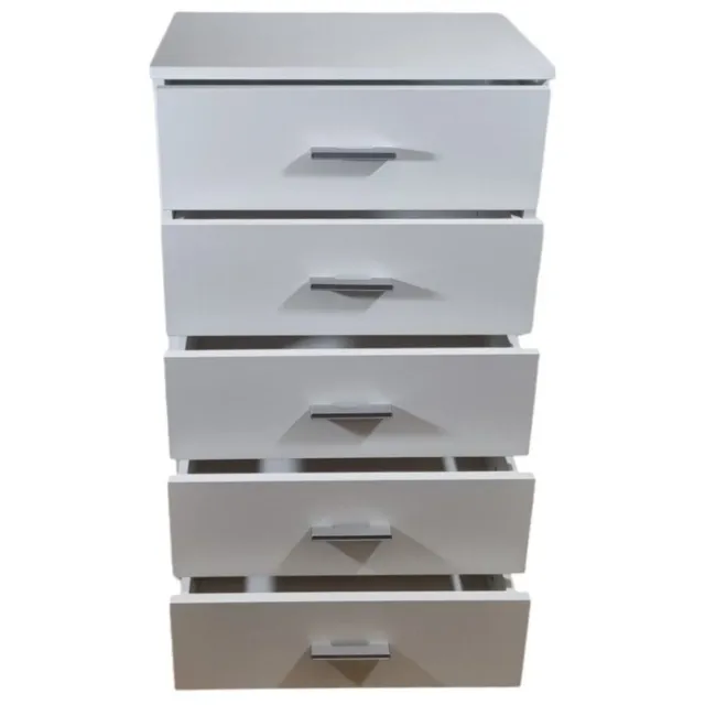 Sinfonier blanco 5 cajones