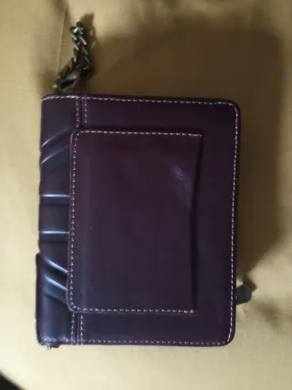 Monedero Cuero Piel Union Jack Cadena