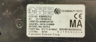 MODULO ELECTRONICO SUZUKI SX4 1.0 I TURBO 110 371