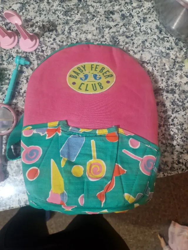 Muñeco Baby Feber Antiguo y Accesorios