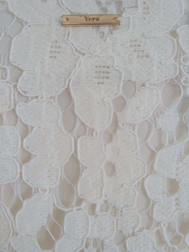 Top con brocado de la marca Yera Talla S