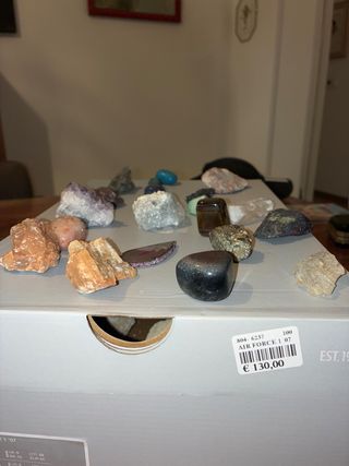 Lotto minerali e cristalli vari