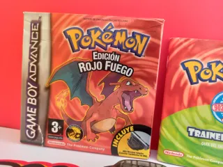 Pokémon Rojo Fuego GBA Edición Española