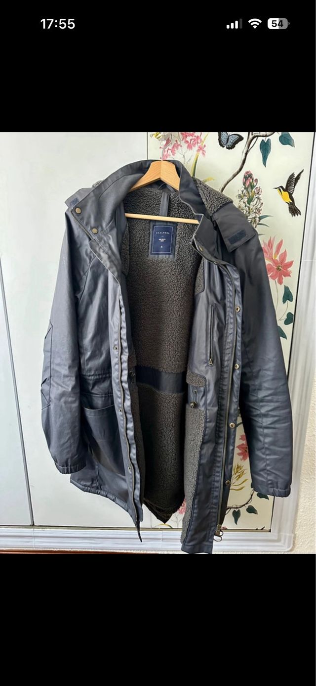 Abrigo Parka Azul Scalpers