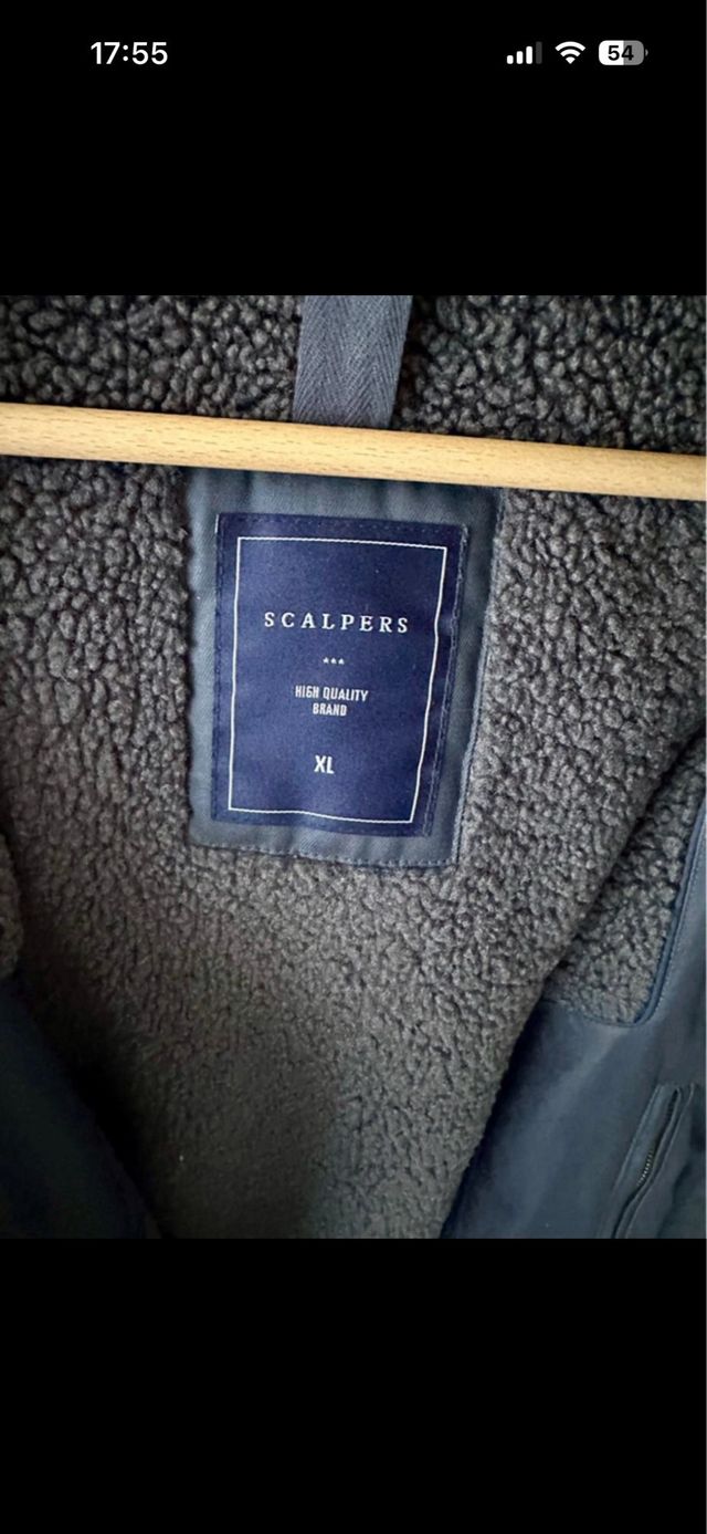 Abrigo Parka Azul Scalpers