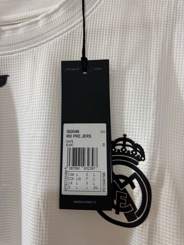 Camiseta Real Madrid Y-3 Yohji Yamamoto
