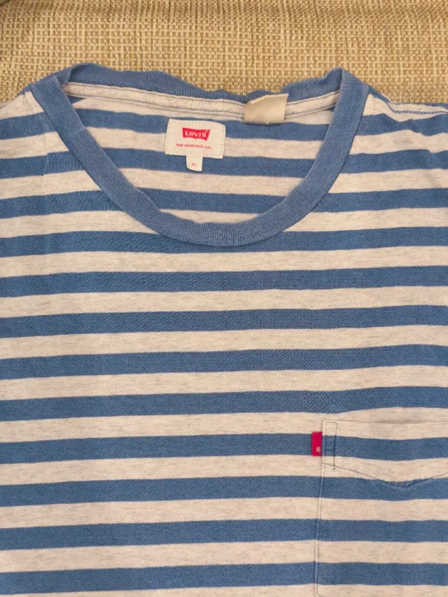 Maglietta Levi's a righe blu/bianco taglia XL