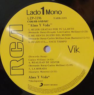 LP Alma Y Vida - Alma Y Vida