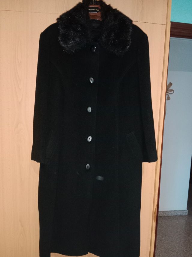 Abrigo señora negro