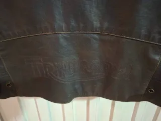 Chaqueta de Piel Triumph Marrón