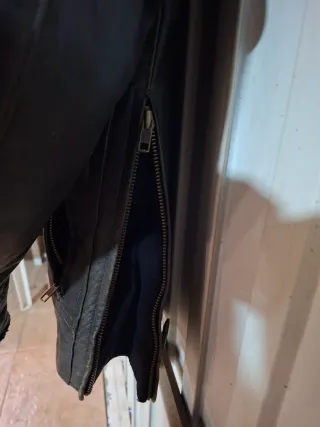 Chaqueta de Piel Triumph Marrón