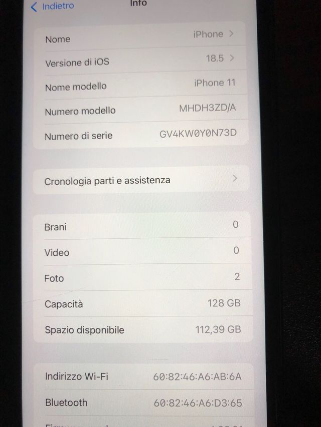 iPhone 11 Nero 128 GB con scatola