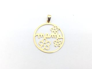 colgante oro 18k