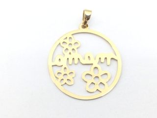 colgante oro 18k