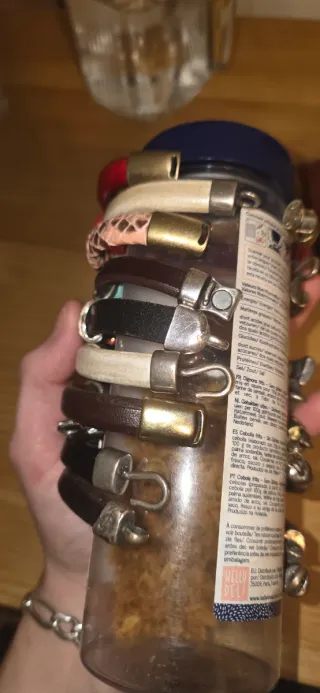 Lote 10 pulseras mujer piedras