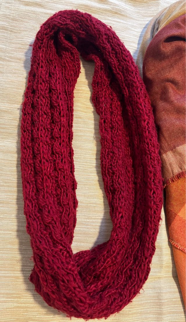 Pack 4 bufandas invierno colores tierra