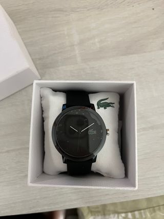 Reloj Lacoste Negro Correa Silicona Hombre