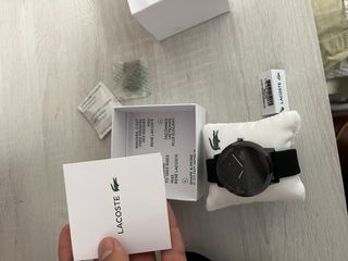 Reloj Lacoste Negro Correa Silicona Hombre