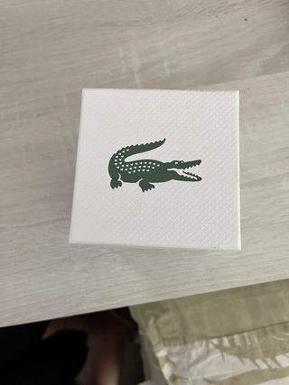 Reloj Lacoste Negro Correa Silicona Hombre