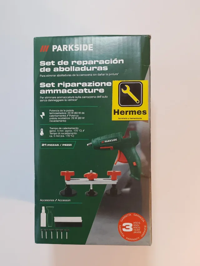 Set Reparación Abolladuras Parkside 21 Piezas